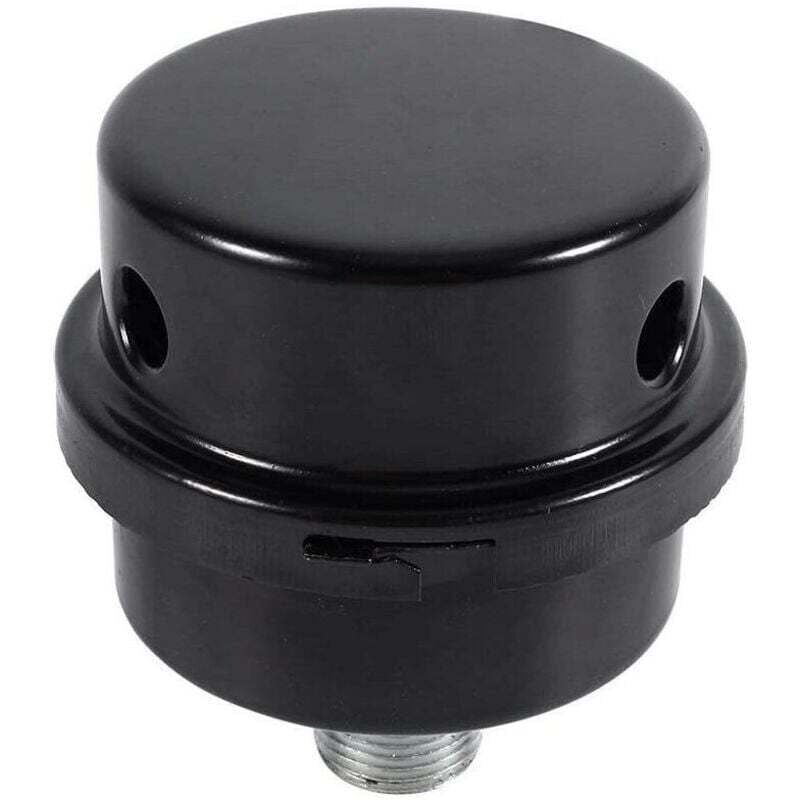 Image of Silencieux pour Compresseur d'Air Filtre d'Admission Métal Noir Filetage 3/8 16MM Sans Huile