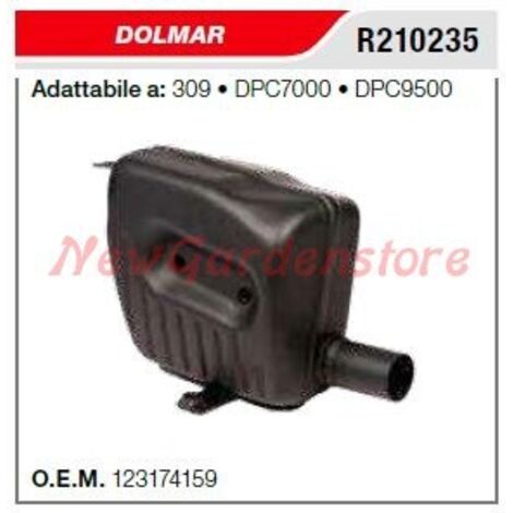 Silencieux pour tronçonneuse DOLMAR 309 DPC7000 DPC9500 R210235