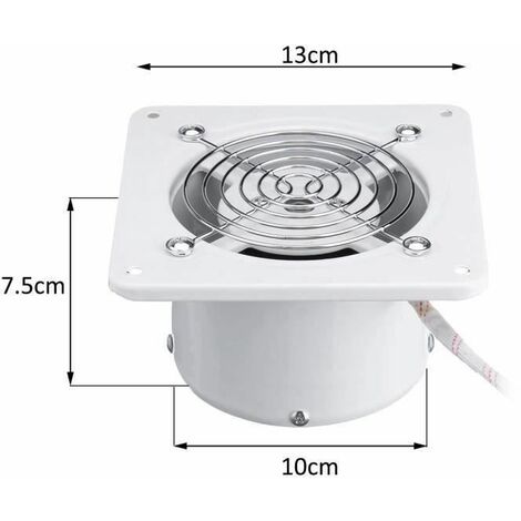 LIVE HOUSE Silencieux Ventilateur Extracteur Fenêtre d'échappement Pour Cuisine Salle de Bains