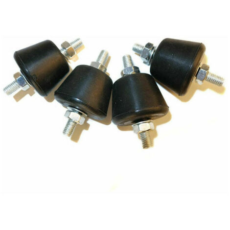 Silent Bloc Conique pour Climatiseur M8 Pied Anti Vibration Lot 4 Silent M8 Fixation Murale pour Support Mural Climatiseur Réversible