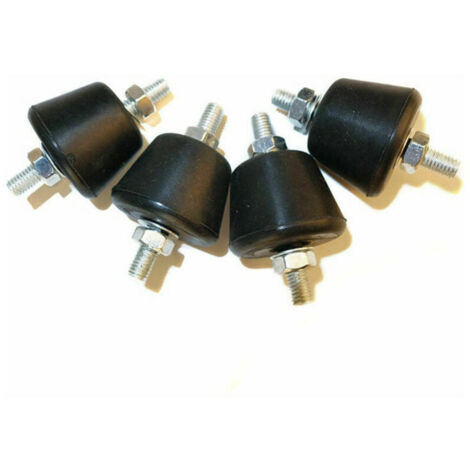 Silent Bloc Conique pour Climatiseur M8 Pied Anti Vibration Lot 4 Silent M8 Fixation Murale pour Support Mural Climatiseur Réversible