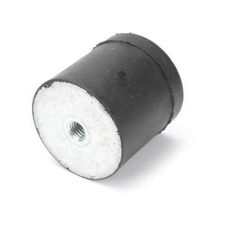 Silent bloc, plot antivibratoire universel 50 x 50 mm. Femelle M10 / Femelle M10