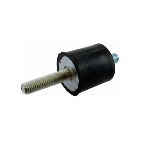 Silent bloc universel mâle/mâle 30mm – Filetage M8 – Longueur filetage 14/32mm – Pour vibrations et chocs