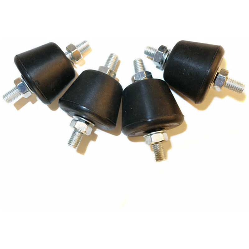 Silent Block conique pour climatiseur M8 Pied anti-vibration Lot de 4 Silent M8 Fixation murale pour climatiseur réversible Support mural