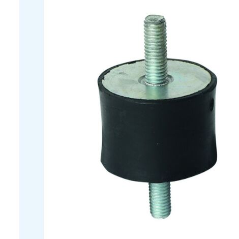Silentbloc avec embouts filetés - Diamètre : 40 mm - Filetage : M8 - Hauteur : 30 mm - WALRAVEN