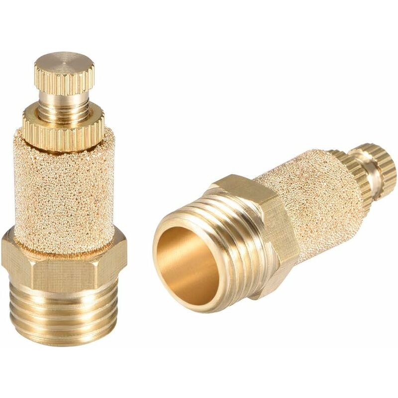 Langray - Silenziatore di Scarico in Ottone, 1/4'