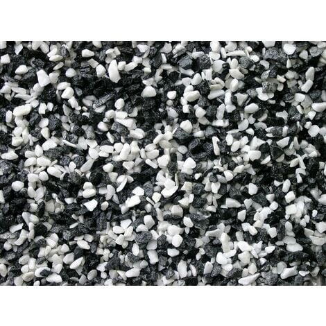 Silex Pandasplitt 5 - 8 mm schwarz-weiß 10 kg Kies & Splitt