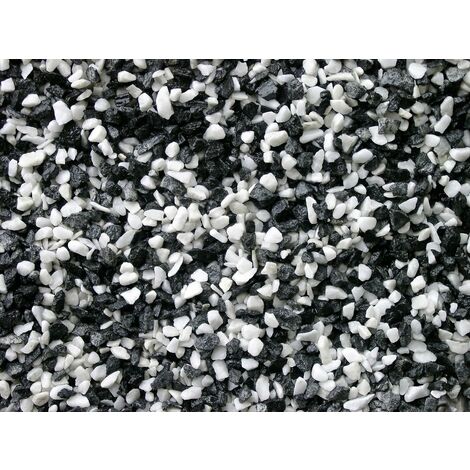 Silex Pandasplitt 5 - 8 mm schwarz-weiß 25 kg Körnung: ca. 5 - 8 mm Splitt