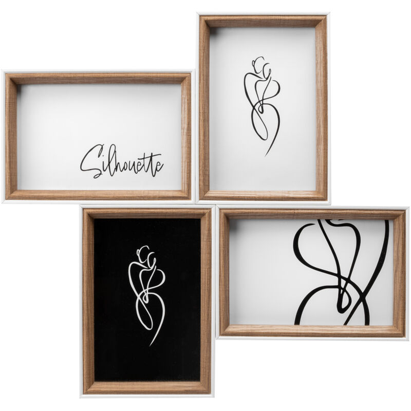Walther Design Silhouette Holzgalerie, 4x10x15 Cm, Buche