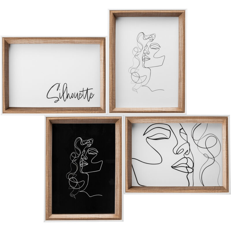 Walther Design Silhouette Holzgalerie, 4x13x18 Cm, Buche