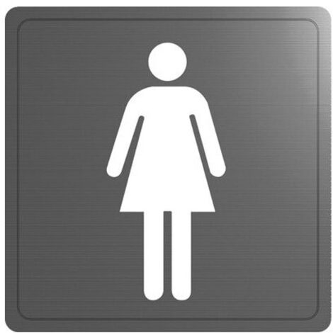 silhouette murale femme inox