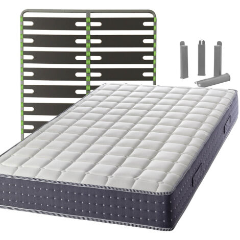 SILHOUETTE - Pack Matelas + AltoSenso 140x190 + Pieds