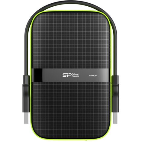 Silicon Power Armor A60 disque dur externe 4000 Go Noir, Vert
