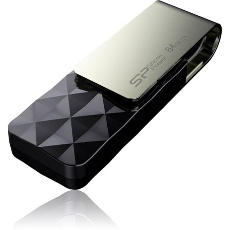 Silicon Power Blaze B30 clé USB 64 Go USB Type-A 3.0 (3.1 Gen 1) Noir