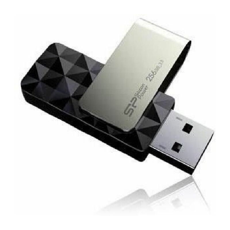 

Silicon Power Blaze B30 unidad flash USB 256 GB USB tipo A 3.2 Gen 1 (3.1 Gen 1) Negro, Plata