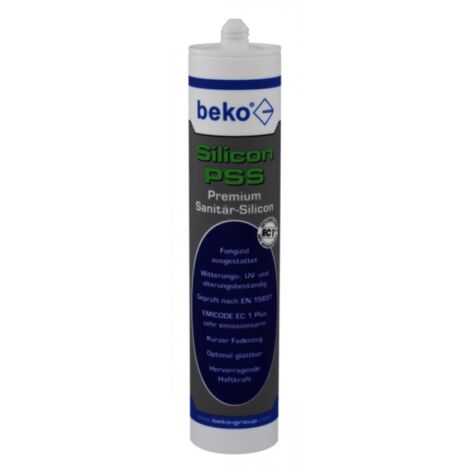 Silicon PSS 310ml Premium-Sanitär-Silicon beko