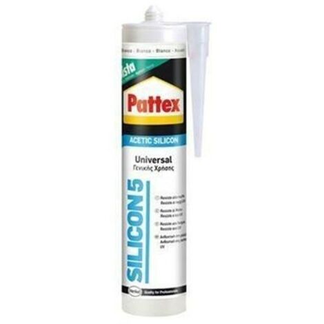 SILICONA ACÉTICA POLIVALENTE CARTUCHO 280 ML SELLADOR COLOR BLANCO