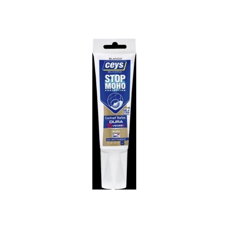 

Ceys - Silicona Acida Cocina/Baño 125 Ml Bl A/M S/R Stopmoh Xp