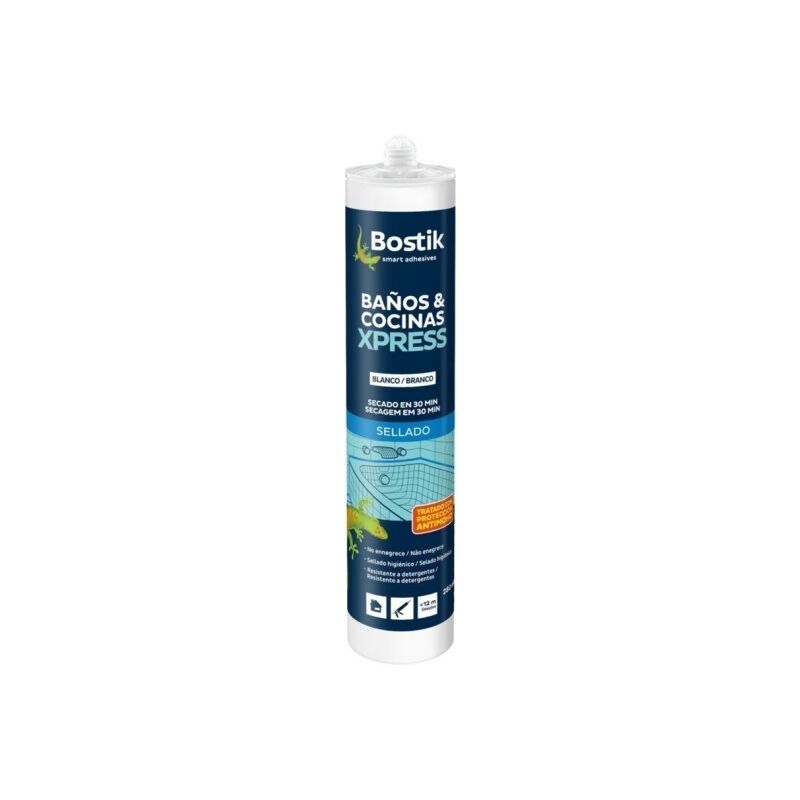 

Silicona Acida Cocina/Baño 280 Ml Bl A/M S/R - Bostik