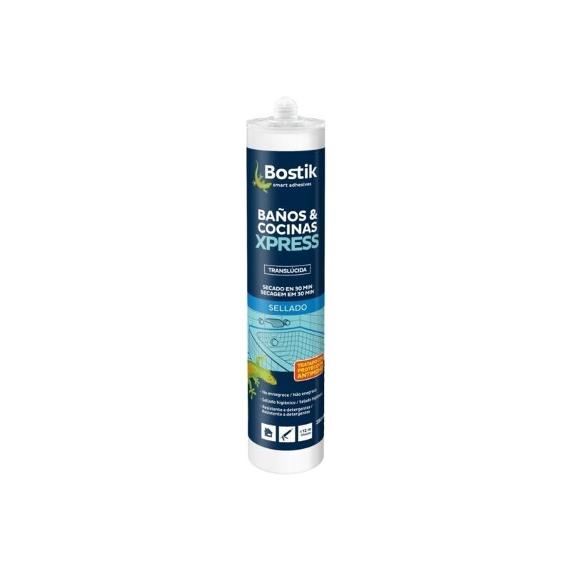 

Silicona Acida Cocina/Baño 280 Ml Tr. A/M S/R - Bostik