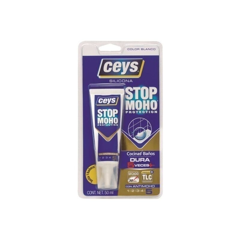 

Ceys - Silicona Acida Cocina/Baño 50 Ml Bl A/M S/R Stopmoh Xp