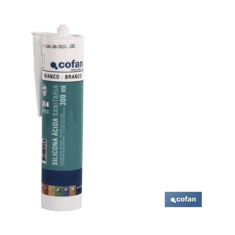 

Otros - Silicona acida sanitaria 300ml blanco