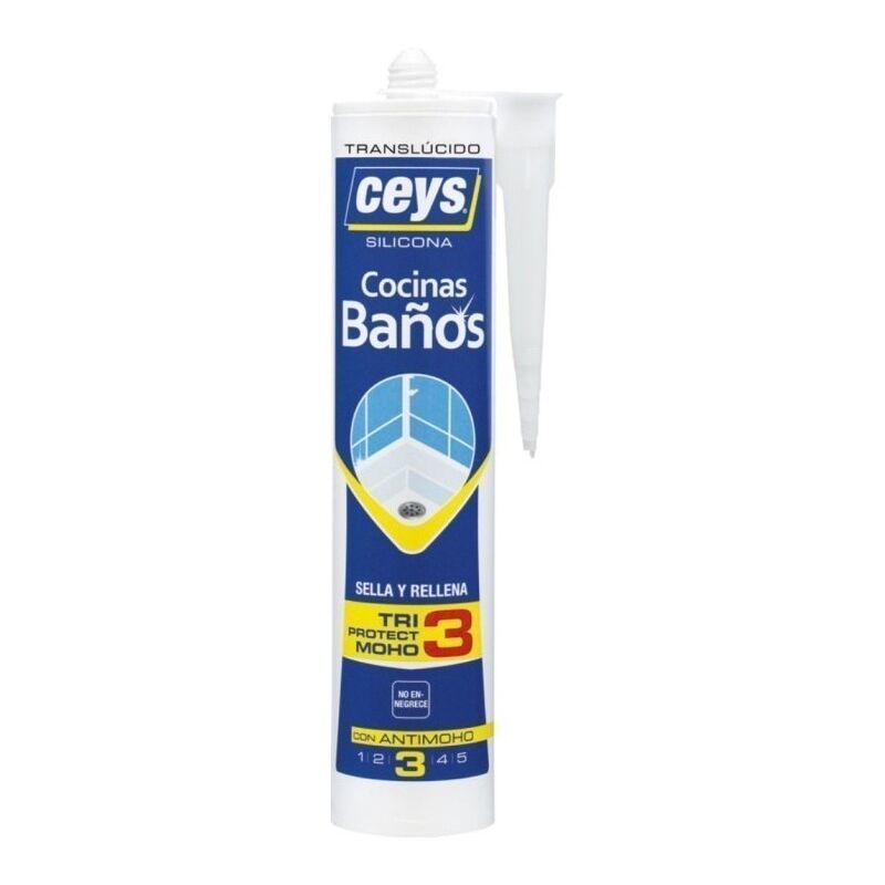 

Ceys Sellaceys Cocinas/Baños Transparente Cartucho 290 Ml.