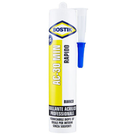 Silicona Acrílica Rápida Blanca 300 ml Bostik