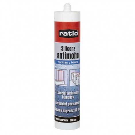 SILICONA COCIN.BAÑOS RATIO TRANS.300 ML. -