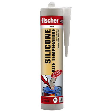 Silicona de alta temperatura Sat 310 Rojo ml 310 Fischer