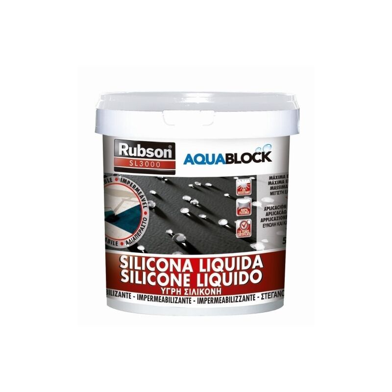 

Silicona Lquida Aquablock 25 Kg Blanco
