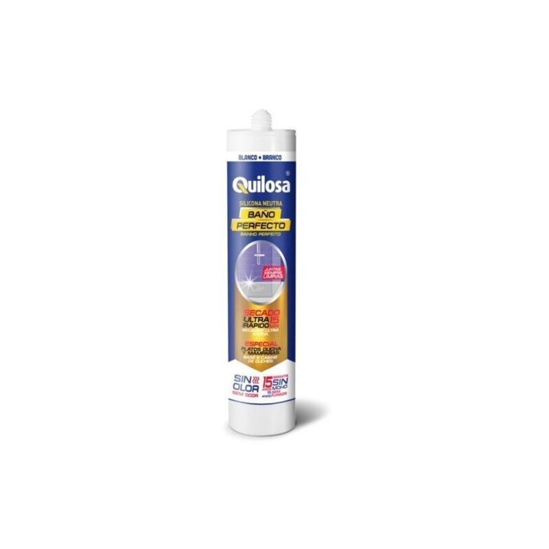 

Silicona Neutra Cocina/Baño 300 Ml Tr. C/Fung Baño Perfecto Quilo