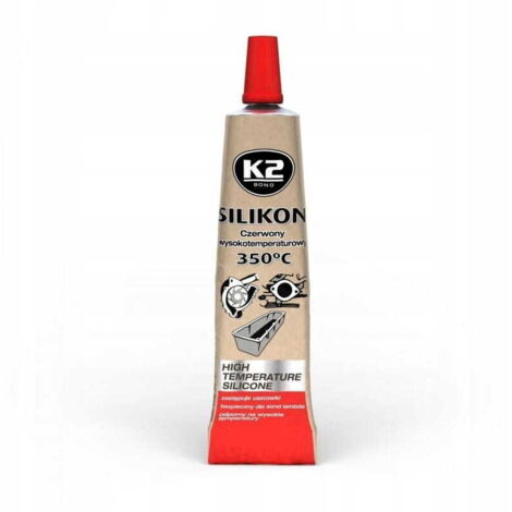 SILICONA ROJA K2 21g alta temperatura +350°C