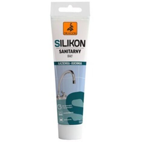 Silicona Sanitaria Dragón 100ml Blanca