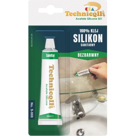 SILICONA SANITARIA TRANSPARENTE 20ML - TQ S-969