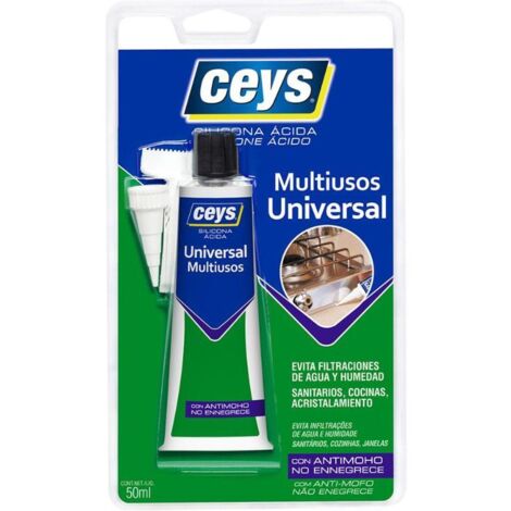 Silicona Universal Antimoho Blanca CEYS Sellaceys 50ml