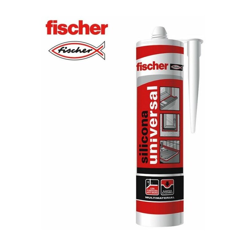 Fischer - Silicona Universal Gris Adaptable 280ml F98648