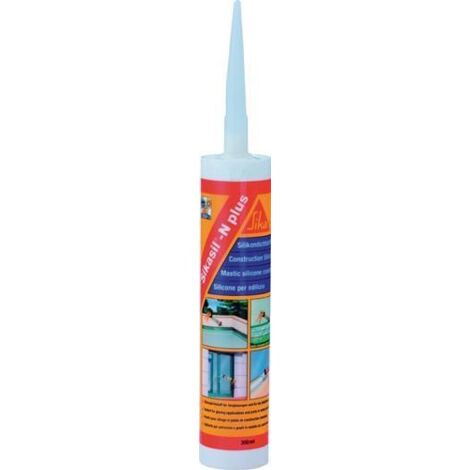 Silicondichtstoff SIKASIL N plus grau 300 ml Kartusche
