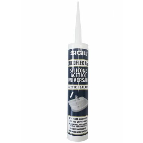 Silicone 280 ml. universale sanitario trasparente acetico