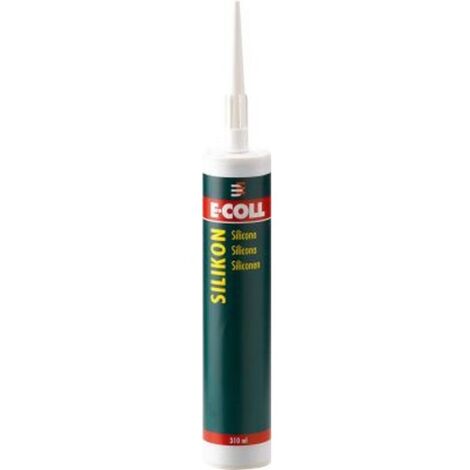 Silicone à polymérisation acétique en cartouche de 310 ml, Modèle : Cartouche de 310 ml, Couleur blanc