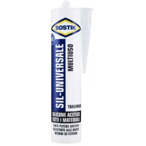 Silicone ac&eacutetique universel polyvalent Sil Bostik sur tous les mat&eacuteriaux - .325 - 1,3 - 72
