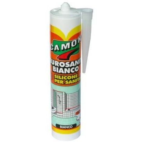 SILICONE ACETICO ANTIMUFFA 280 ML 280 ml - Trasparente CAMON