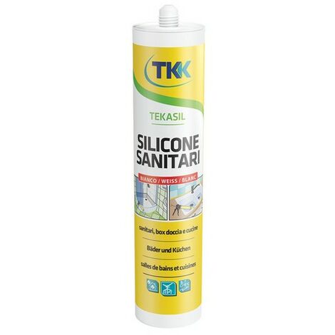 silicone acetico sanifort anti-muffa trasparente per sanitari 300