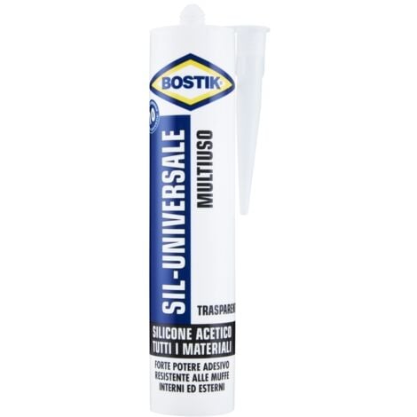 SILICONE ACETICO SIL UNIVERSALE BOSTIK TRASPARENTE ML 280