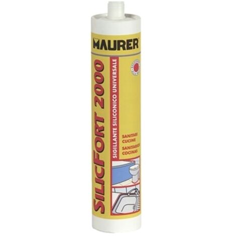 SILICONE ACETICO SILICFORT 2000 MAURER 280ML TRASPARENTE