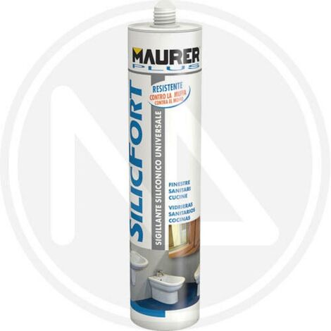 SILICONE ACETICO SILICFORT MAURER PLUS 280ML TRASPARENTE
