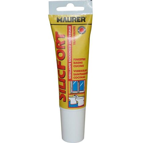 SILICONE ACETICO "SILICFORT" MAURER TRASPARENTE TUBETTO 60ML
