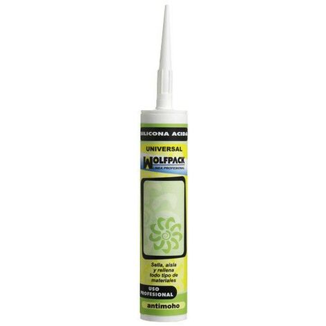 Silicone acido grigio 280 cm³.
