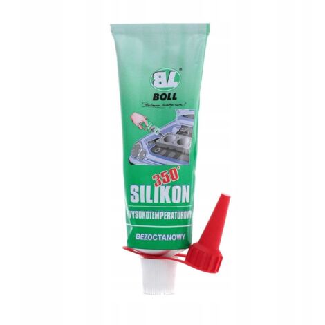 SILICONE AD ALTA TEMPERATURA 80ML 7X ROSSO + 4X NERO BOLL