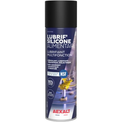 Silicone alimentaire pour lubrification de mécanismes aérosol 650 ml - AEXALT - 1760